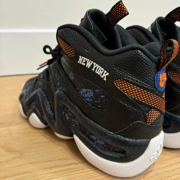 Adidas Crazy 8 New York Knicks Black Collegiate Royal Orange Size 9.5 S83937