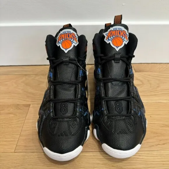 Adidas Crazy 8 New York Knicks Black Collegiate Royal Orange Size 9.5 S83937