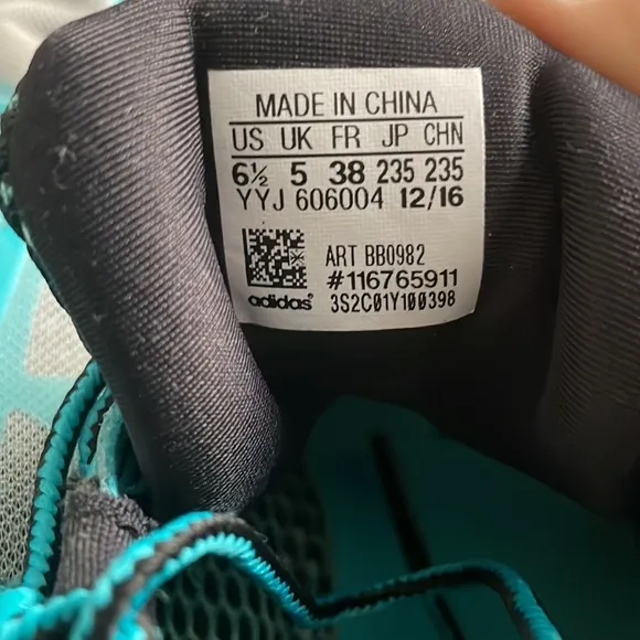 Adidas Gymbreaker B Bounce TealGray Training Running Shoes BB0982 Women’s 6.5