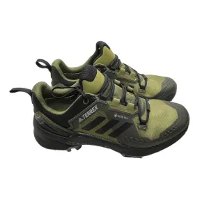 Adidas Hiking Shoes Size 7 Men's Terrex Swift R3 #GY5075 Black/Olive Green