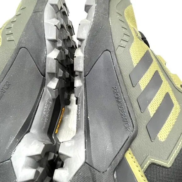 Adidas Hiking Shoes Size 7 Men's Terrex Swift R3 #GY5075 Black/Olive Green
