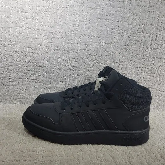 Adidas Hoops 2.0 Mid Men's Size US 12 Basketball Lace Up Sneaker Shoes FV7229