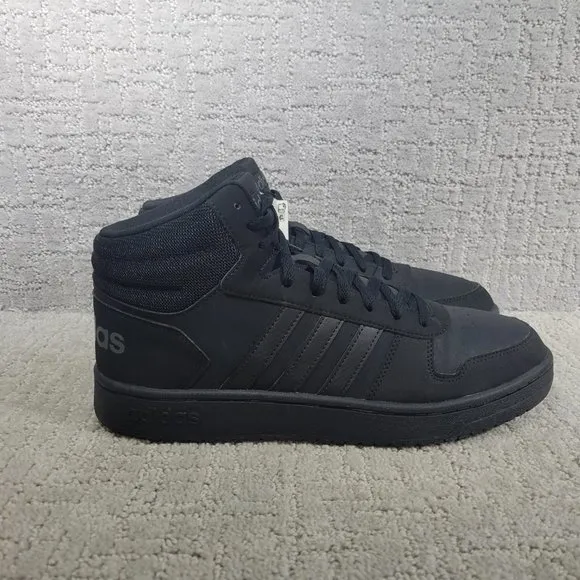 Adidas Hoops 2.0 Mid Men's Size US 12 Basketball Lace Up Sneaker Shoes FV7229