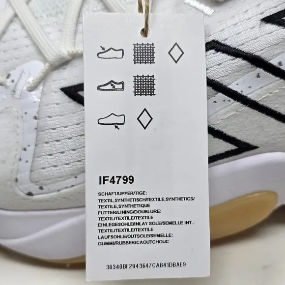 Adidas Impact FLX Mahomes 1 Low White Gum Training Shoes IF4799 Men Size 14 New