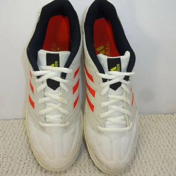 𝅺adidas Janeirinha Germany Mens Size 6.5 Ivory Soccor Sneaker Shoes M22442