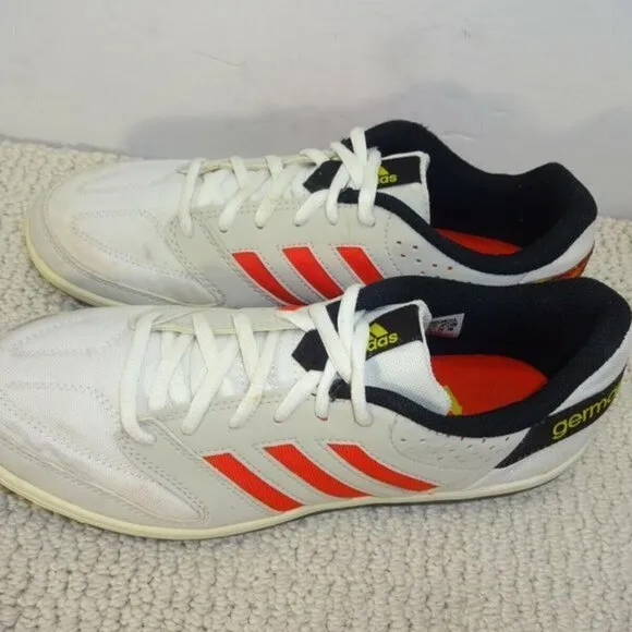 𝅺adidas Janeirinha Germany Mens Size 6.5 Ivory Soccor Sneaker Shoes M22442