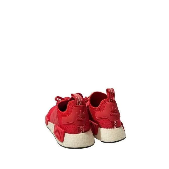 Adidas NMD R1 Mens Size 10 Scarlet Red White Reflective Shoes Sneakers