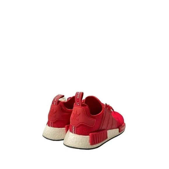 Adidas NMD R1 Mens Size 10 Scarlet Red White Reflective Shoes Sneakers