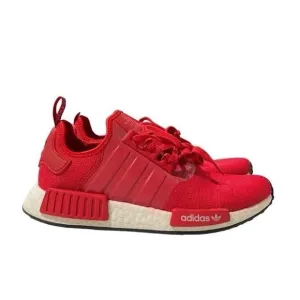 Adidas NMD R1 Mens Size 10 Scarlet Red White Reflective Shoes Sneakers