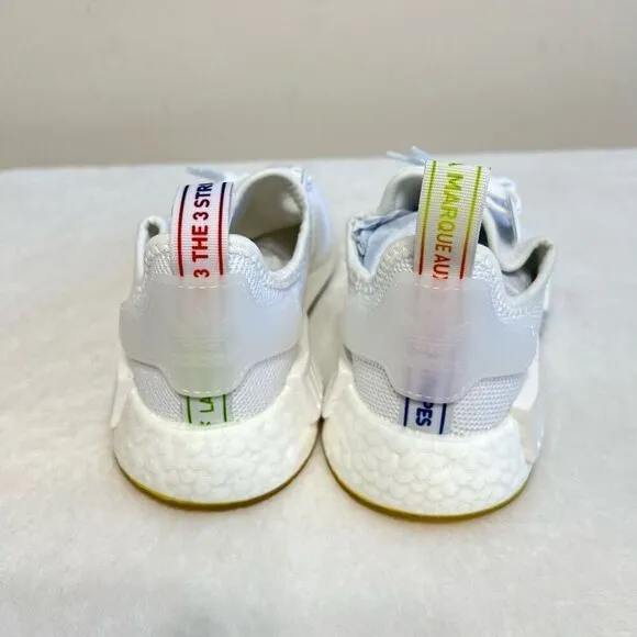 Adidas Nmd White Pride LGBTQ Sneakers New 5.5 Women