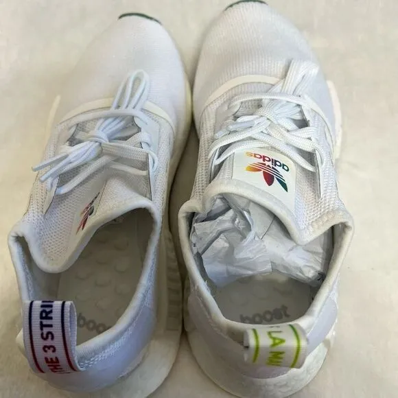 Adidas Nmd White Pride LGBTQ Sneakers New 5.5 Women