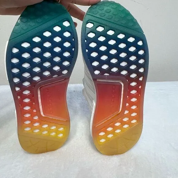 Adidas Nmd White Pride LGBTQ Sneakers New 5.5 Women