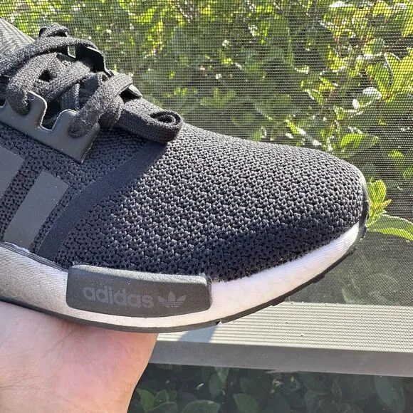 Adidas NMD_R1 Fading Glitch Women's Athletic Shoes Black EF4276 Size 6