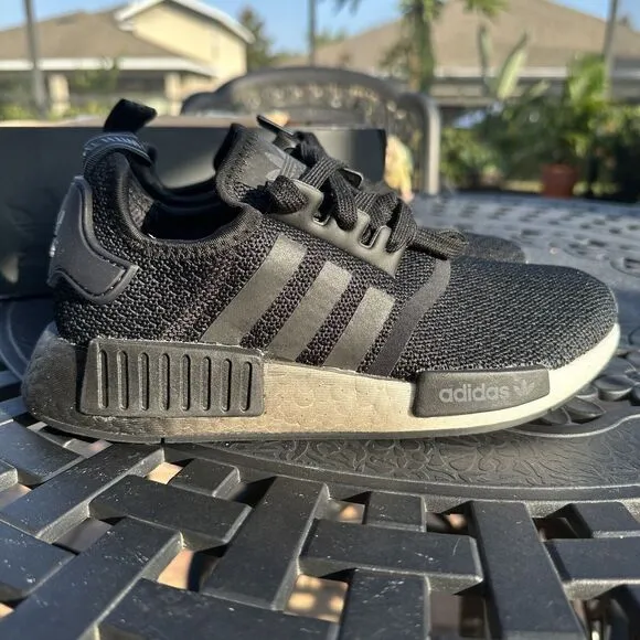 Adidas NMD_R1 Fading Glitch Women's Athletic Shoes Black EF4276 Size 6