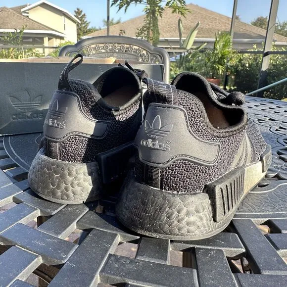 Adidas NMD_R1 Fading Glitch Women's Athletic Shoes Black EF4276 Size 6