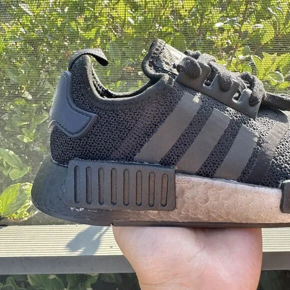 Adidas NMD_R1 Fading Glitch Women's Athletic Shoes Black EF4276 Size 6
