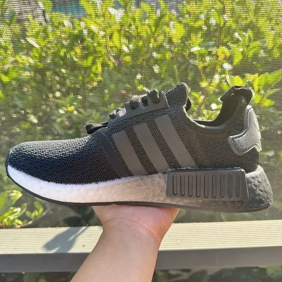 Adidas NMD_R1 Fading Glitch Women's Athletic Shoes Black EF4276 Size 6
