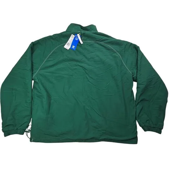 adidas Originals Adventure Reversible Polar Fleece Wonder White / Dark Green NWT