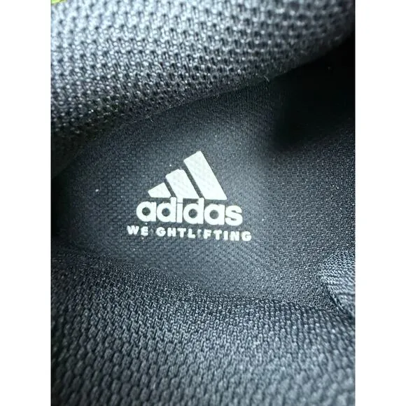 Adidas Powerlift 4 Weightlifting Training Strap Shoes Black White Mens 10 BC0343