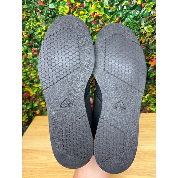 Adidas Powerlift 4 Weightlifting Training Strap Shoes Black White Mens 10 BC0343