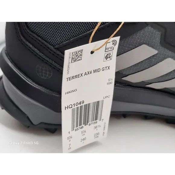 Adidas Terrex AX4 Mid Gor Tex Hiking Shoes Womens Size 7