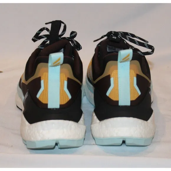 Adidas‎ Terrex Free Hiker 2 Low GT Gore-Tex Shoes Women's Sz 10 Yellow Silver