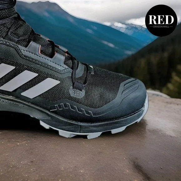 Adidas Terrex Swift R3 Mid Gore-Tex Hiking Shoes Black FW2762 - Men's Size 11