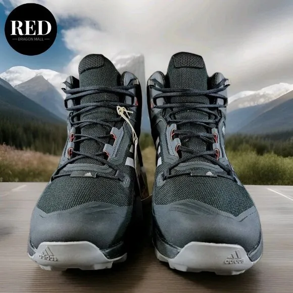 Adidas Terrex Swift R3 Mid Gore-Tex Hiking Shoes Black FW2762 - Men's Size 11