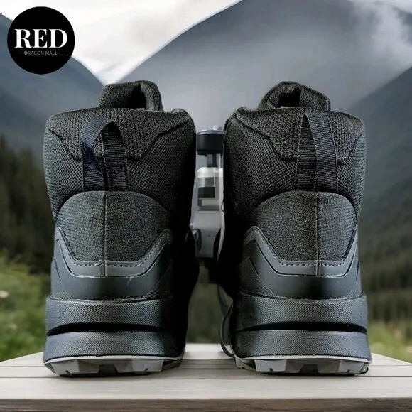 Adidas Terrex Swift R3 Mid Gore-Tex Hiking Shoes Black FW2762 - Men's Size 11
