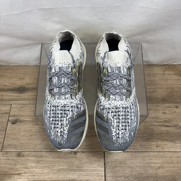 Adidas Ultra Boost Uncaged Oreo Non Dyed White Navy Blue Shoes BA9616