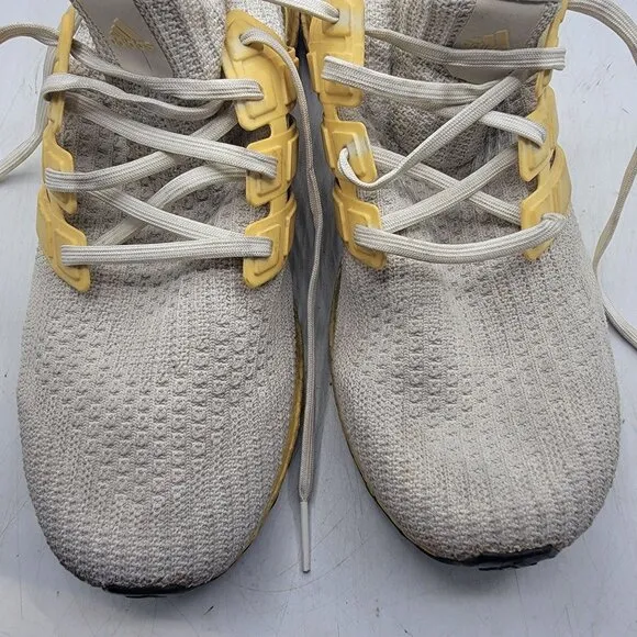 Adidas Ultraboost 4.0 Mens 11 White Sneaker Shoes Running Walking Outdoor BB6168
