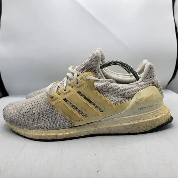 Adidas Ultraboost 4.0 Mens 11 White Sneaker Shoes Running Walking Outdoor BB6168