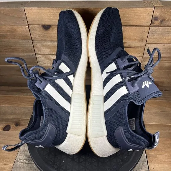 Adidas NMD_R1 Mens Size 12 Running Athletic Lace Up Sneakers Blue Training Shoes