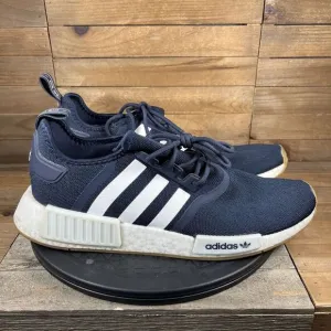 Adidas NMD_R1 Mens Size 12 Running Athletic Lace Up Sneakers Blue Training Shoes