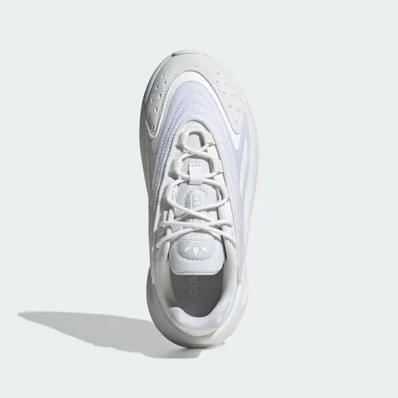 Adidas Original Ozelia H03132 Shoes Big Kids White Lace Up Casual Sneaker NR7602