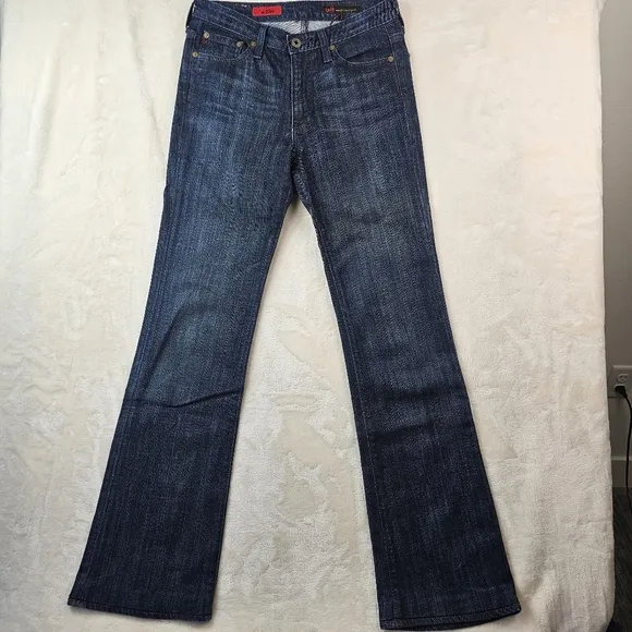 AG Adriano Goldschmied Jeans the Elite Women’s 26R USA Made Dark Denim bootcut