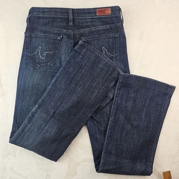 AG Adriano Goldschmied Jeans the Elite Women’s 26R USA Made Dark Denim bootcut