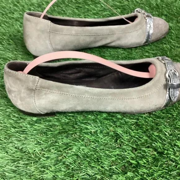 AGL Cap Toe Ballet Flats Beige Cap Toe 36