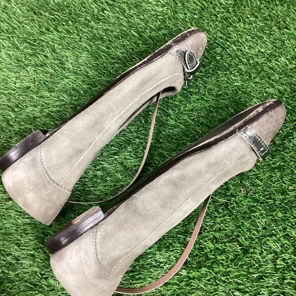 AGL Cap Toe Ballet Flats Beige Cap Toe 36