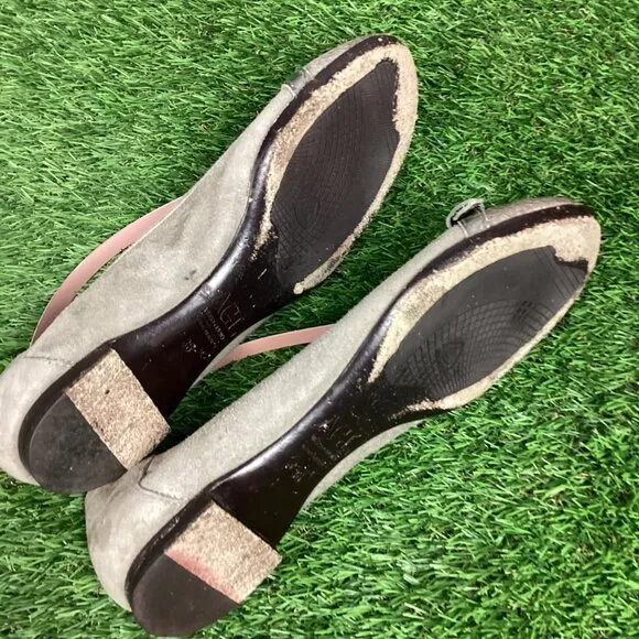 AGL Cap Toe Ballet Flats Beige Cap Toe 36
