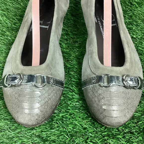 AGL Cap Toe Ballet Flats Beige Cap Toe 36