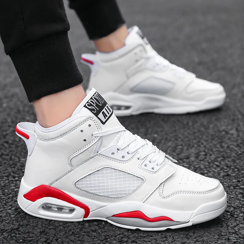 Air cushion basketball shoes outdoor high-top men's shoes