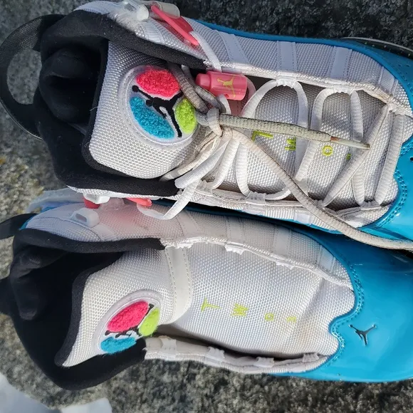 Air Jordans 6 Rings &quot;Blue Fury Cyber Pink&quot; Men's Size 8
