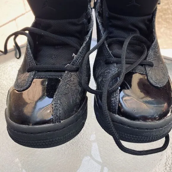 Air Jordan Dub Zero Triple Black Size 6Y Sneakers