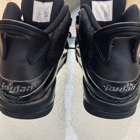 Air Jordan Dub Zero Triple Black Size 6Y Sneakers