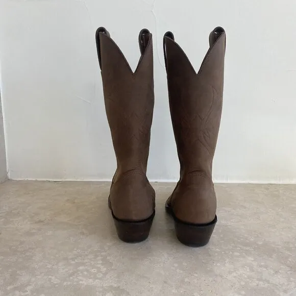 Alberta Boot Bow Cowboy Cowgirl Leather Boots Women Size 8.5 D NWOB