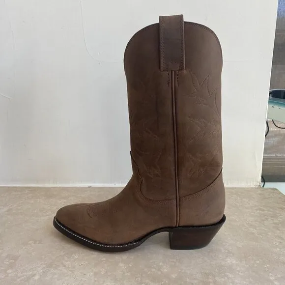 Alberta Boot Bow Cowboy Cowgirl Leather Boots Women Size 8.5 D NWOB