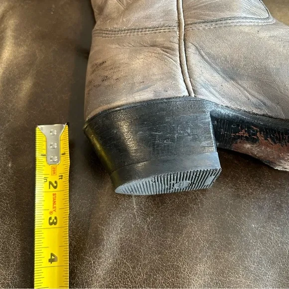 Alberta Boots men’s cowboy leather boots size 10 D (Regular Width)