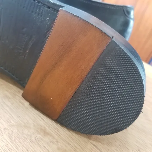 ALDEN Bootmaker Edition Size 11 B/D Black Leather
