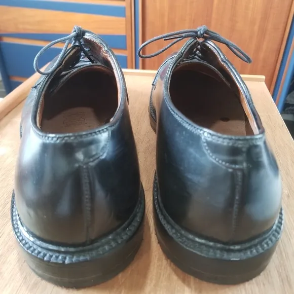 ALDEN Bootmaker Edition Size 11 B/D Black Leather